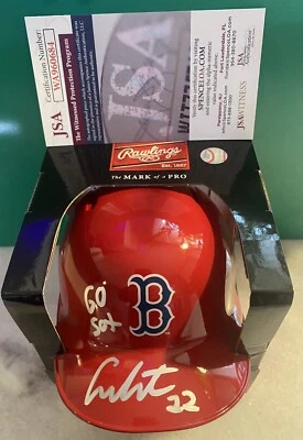 Garret Whitlock Signed Boston Red Sox Mini Helmet With JSA COA! - Image 1 of 3
