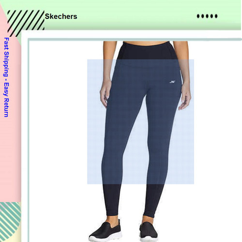 Skechers Walk Go Flex Mallas de yoga de cintura alta con 2 bolsilli para muj