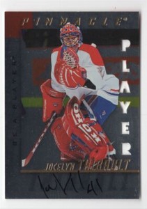 1997-98 Pinnacle Be a Player Auto Jocelyn Thibault Auto Montreal Canadiens #10