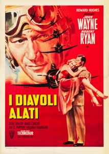 John Wayne, Janis Carter - Flying Leathernecks (1952)- 11 x 17 Poster Reprint - Picture 1 of 1