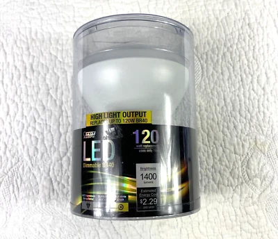 Feit Electric LED Dimmable BR40 Light Bulb  (45918)  Replaces up to 120W - Image 1 of 4
