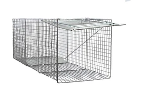 Heavy Duty Catch Release Large Live Humane Animal Cage Trap for Foxes Raccoons - Picture 1 of 7