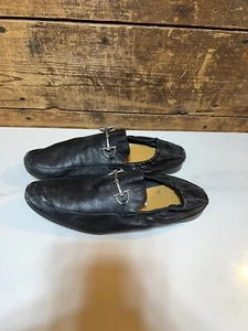 Gucci Horsebit Leder Schwarz Hausschuhe Herren US 12 - Bild 1 von 18
