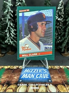1986 Donruss The Rookies Will Clark Giants RC Rookie 32 - Picture 1 of 2
