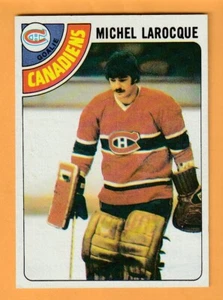 Michel Larocque Montreal Canadiens 1978-79 Topps #158 12F - Imagen 1 de 2