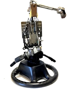 1999-2004 VW MK4 JETTA TDI STEERING COLUMN ASSEMBLY WITH WHEEL AND KEY OEM - Picture 1 of 19