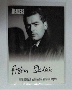 Avengers The Complete Collection Series 1 Astor Sklair AVAS1  Blk Autograph Card