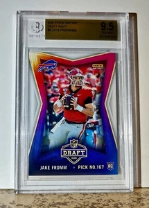 Jake Fromm 2020 Panini NFL #6 Draft Night Rookie Card 1/686 BGS 9.5 Gem Bills - Picture 1 of 2