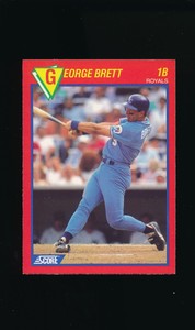 1989 Score Hottest 100 Stars * You Pick (1-100) To Complete Your Set * G.Brett *