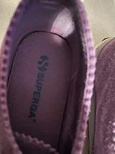 Superga Gold Lace-Up Trainers - UK Size 3.5 / EU 36 - Flat Shoes - Picture 1 of 6