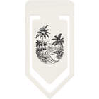 'Tropical Island Paradise' Plastic Paper Clips (CC044129)