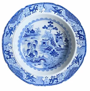 Masons Ironstone Turner's Willow Bowl circa 1815 Chinoiserie - Picture 1 of 8