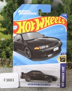 Hot Wheels Screen Time F&F Nissan Skyline GT-R BNR32 HYY72 FNQHotwheels F3683 - Picture 1 of 6