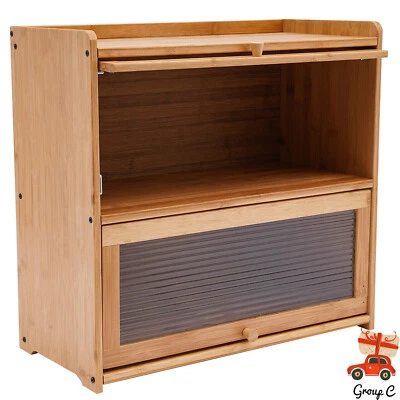 Armario de almacenamiento, gabinete de almacenamiento de encimera, gabinete con 2 tapones de puerta Foto 1 de 4