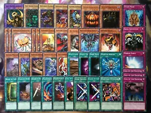 Yugioh Bonz Zombie Deck 41 Cards Call of the Haunted Mirror Force Pumpking Anime - Picture 1 of 2