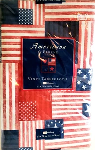Americana America 4. Juli Unabhängigkeitstag Party Vinyl Tischdecke - rechteckig - Bild 1 von 7