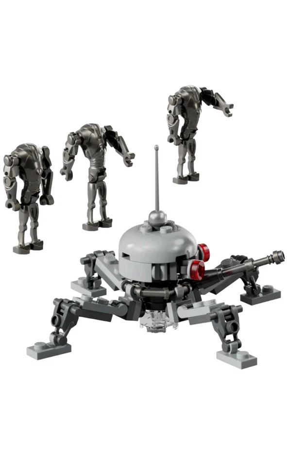 LEGO Star Wars Dwarf Spider Droid with 3 Super Battle Droids Part Set 75431 New