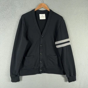 Banana Republic Pullover Herren Large schwarz Heritage Strickjacke Varsity Streifen - Bild 1 von 11