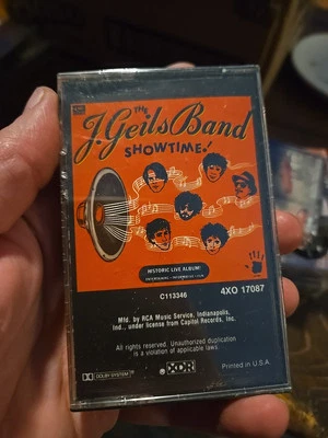 The J. Geils Band Showtime Audio Cassette 1982 Live Album Sealed - Image 1 of 3