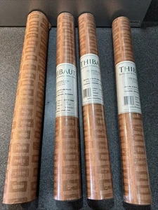 Thibaut Katsu Double Roll Wallpaper Covering 56sf 4 Rolls/224sq Ft Brown - Picture 1 of 8