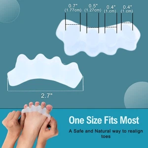 Separador de puntera de silicona N! Corrección de juanetes y restauración de puntera a su forma original - Imagen 1 de 35