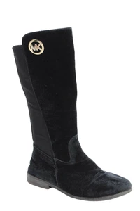 Stivali donna Michael Kors pull-on casual comodi metà polpaccio neri taglia 4 - Foto 1 di 5