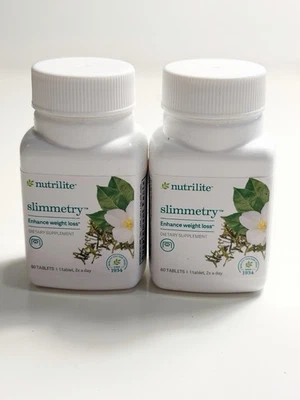 Lote de 2 Nutrilite Slimmetry 60 pestañas Foto 1 de 4