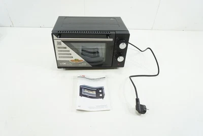 Clatronic MB 3746 Minibackofen Schwarz 8 Liter Backraum Ober- & Unterhitze 650 W - Bild 1 von 3