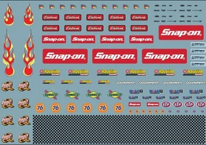 Décalcomanie à l'eau Planche US design 1:64, hotwheels, custom, matchbox V2 - Picture 1 of 1