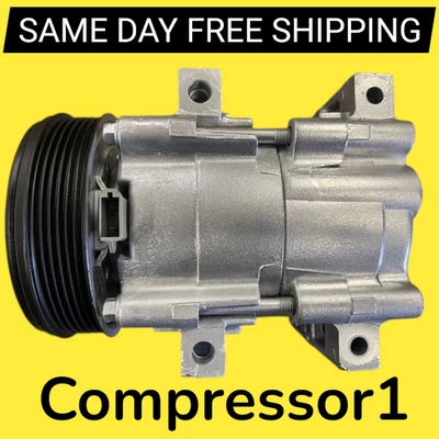 AC Compressor Ford Ranger V6 3.0L 4.0L 1991-2000 Only 4.0L 2001 2002 2003-2007 - Image 1 of 3