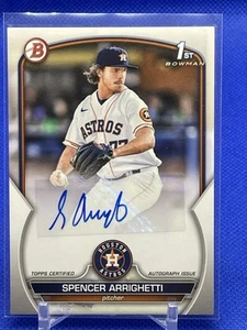 2023 Bowman Spencer Arrighetti 1st Paper Prospect Auto - #PPA-SA - Astros - Bild 1 von 2