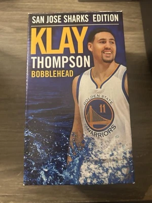 Klay Thompson Bobblehead San Jose Sharks Edición Nueva Caja Baloncesto Hockey Raro Foto 1 de 4
