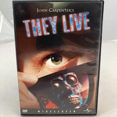 They Live (DVD - Widescreen 1988) Roddy Piper, John Carpenter CLEAN CASE + DISC - Image 1 of 4