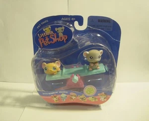 LITTLEST PET SHOP PET PAIRS # 191 192 SQUEAKY CLEAN PETS SET MOC Mice - Picture 1 of 2
