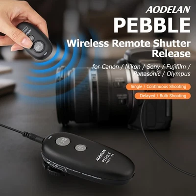 2.4G 60m+ Wireless Remote Shutter Release For Canon Nikon Sony Fujifilm Cameras - Image 1 of 4