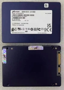New Micron 5200 ECO 960GB SATA 6G 2.5" MTFDDAK960TDC-1AT1ZABYY Solid State Drive - Picture 1 of 2