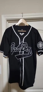 Camiseta deportiva de béisbol Bad Boy Entertainment Hip Hop Biggie 10 negra talla L - Imagen 1 de 4