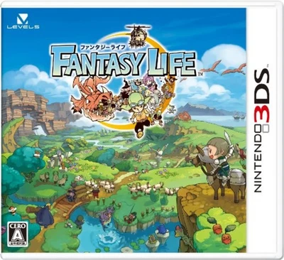 3DS fantasy life without benefits Free Shipping with Tracking# New from Japan - Image 1 of 3