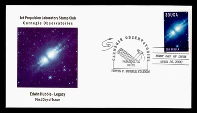 DR WHO 2000 FDC SPACE EDWIN HUBBLE JPL CACHET M59449 - Image 1 of 2