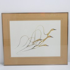 Framed Benjamin Chee Chee Print "Spring Flight" 75 #405