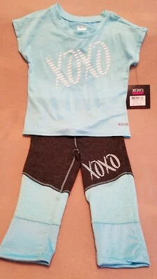 XOXO Conjunto Capri Ropa Activa Niñas Pequeñas Talla 4T Foto 1 de 4