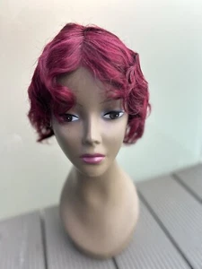 Finger wave pixie short wigs for women - Picture 1 of 7