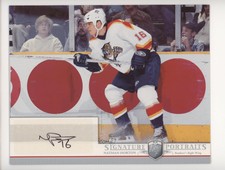 2006-07 Upper Deck Be A Player Portraits Signature Nathan Horton #SP-NH Auto