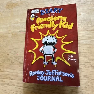 Diary of an Awesome Friendly Kid - Paperback By Jeff Kinney - ACCEPTABLE - Picture 1 of 3