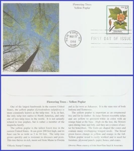 USA5 #3195 U/A MYSTIC FDC Yellow Poplar - Picture 1 of 1