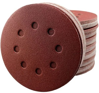 ALEX FLITTNER DESIGNS Schleifscheiben Exzenter Schleifpapier Schleifscheiben 125mm 8 Loch P24-P2000