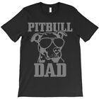Pitbull Dad Funny Dog Pitbull Sunglasses Fathers Day Pitbull Lover Gift T-Shirt