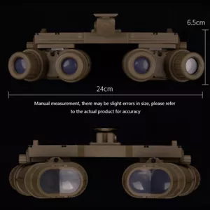 Dual-Tube Fernglas Nachtsichtbrille Dummy Requisiten Airsoft Helm Zubehör - Bild 1 von 18