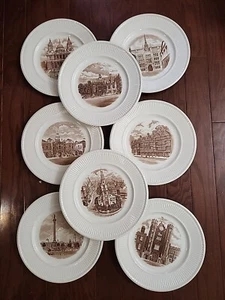 Wedgwood Old London Views (edme) Set of 8 Plates 10 1/8" First Edition 1941 - Picture 1 of 24