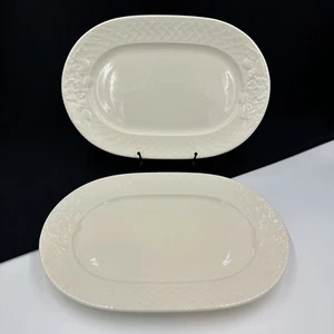 Villeroy & Boch Piemont Faience (2) 14” Oval Serving Platters / Trays Germany - Picture 1 of 20